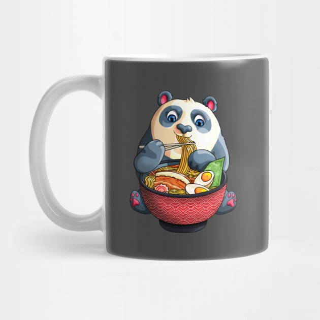 Kawaii Panda Noodles Cute Anime Panda Ramen Otaku Weeaboo by Blink_Imprints10